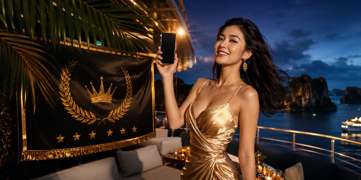 Khung cảnh vịnh Hạ Long với các giải thưởng VIP cho người chơi đặc biệt